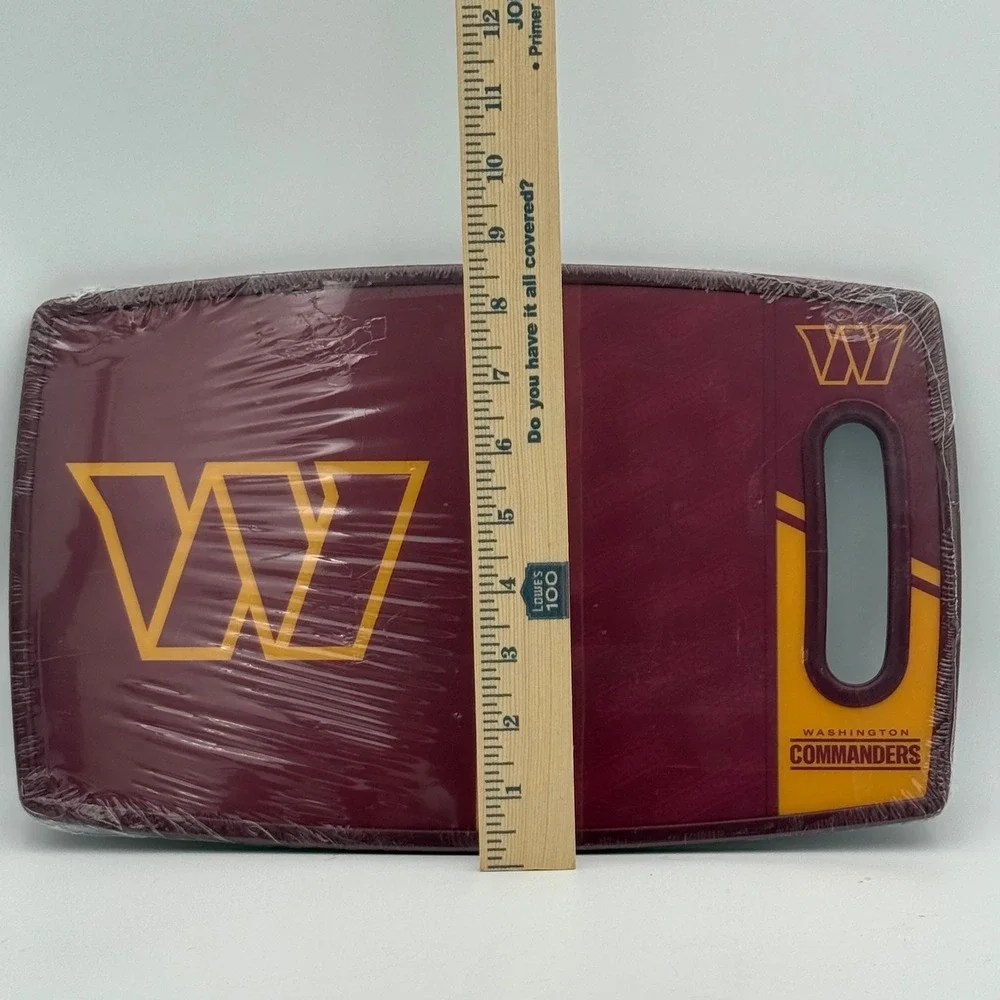 Washington Commanders NFL Cutting Board Burgundy Gold Reversible 14.5 x 9 NEW